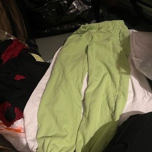 Light green sweatpants brandy